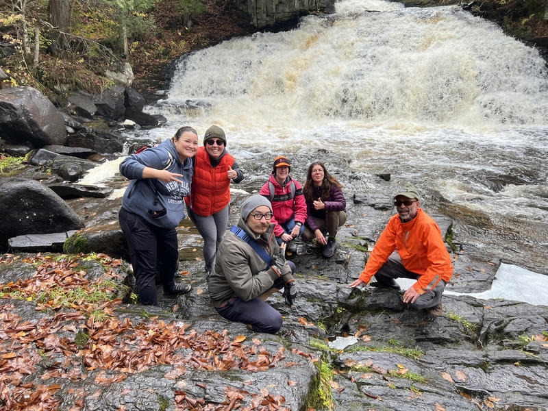 lovely autumn hike to High Falls